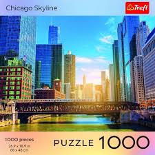 Puzzle - 1000 - Trefl - Chicago Skylines